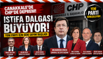 ÇANAKKALE’DE CHP’DE DEPREM!