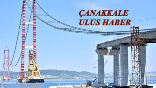 1915 ÇANAKKALE KÖPRÜSÜNDE İLK TABLİYE MONTAJINA BAŞLANDI…!