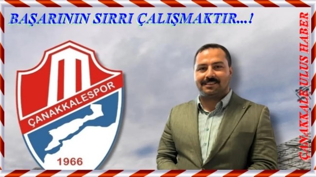 BAŞARININ SIRRI ÇALIŞMAKTIR…!
