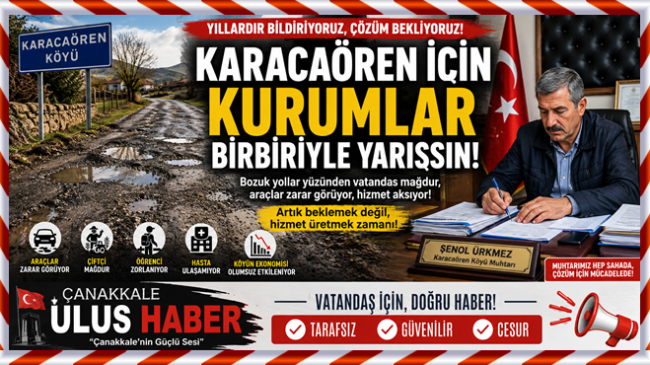 “KURUMLAR HİZMET İÇİN BİRBİRİYLE YARIŞSIN!”