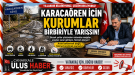 “KURUMLAR HİZMET İÇİN BİRBİRİYLE YARIŞSIN!”